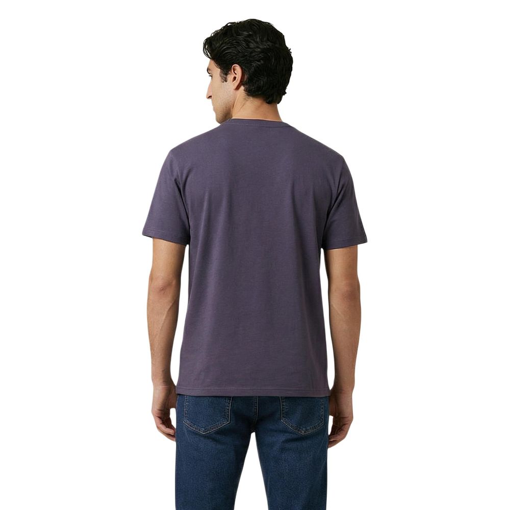 Lyle & Scott Lila Baumwoll-T-Shirt