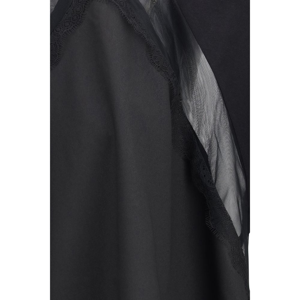 PINKO Schwarzes Baumwoll-T-Shirt