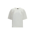 PINKO Weißes Baumwoll-T-Shirt