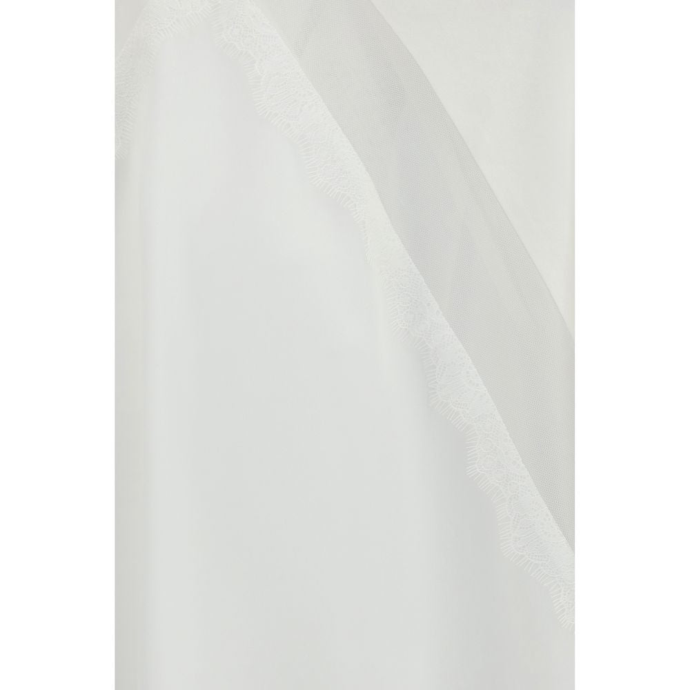 PINKO Weißes Baumwoll-T-Shirt
