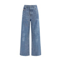 Diesel Blaue Baumwolljeans im Relaxed Fit