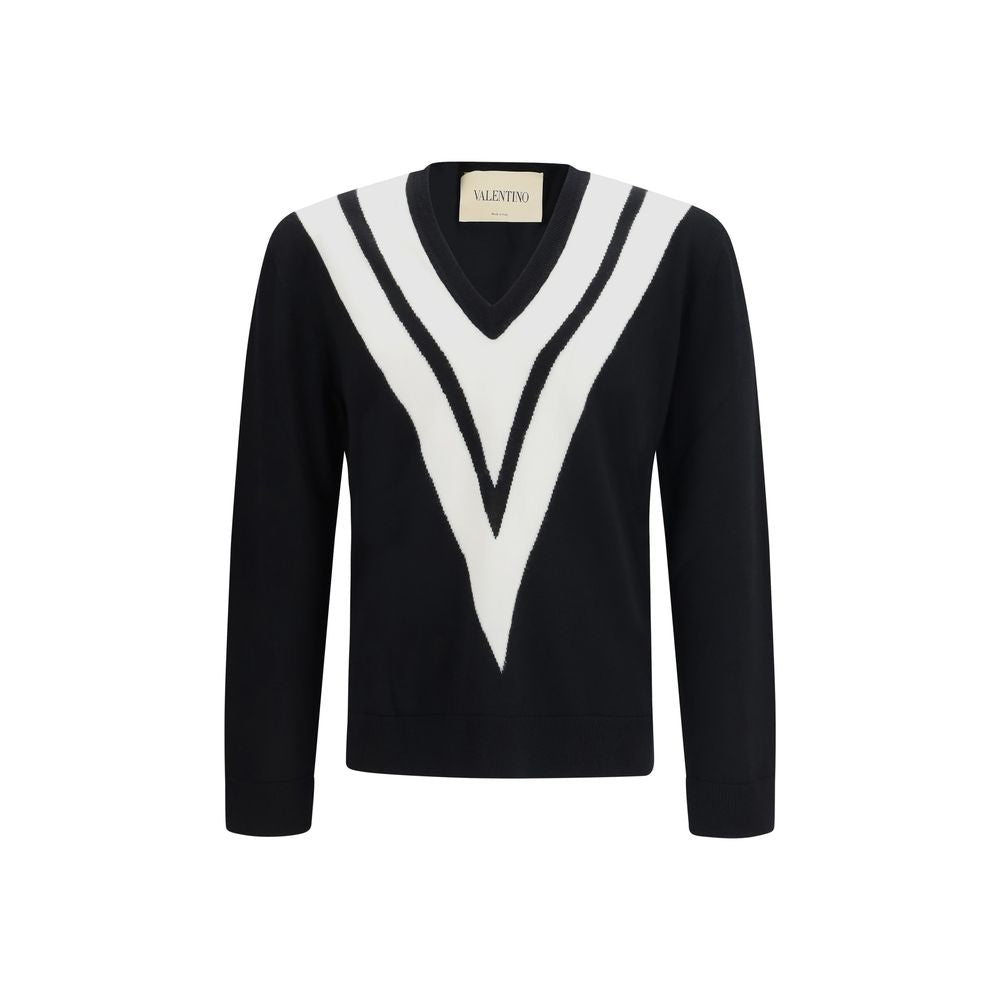 Valentino Pullover aus Wolle Oves Aries in Schwarz