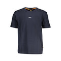 Hugo Boss Blu Baumwoll-T-Shirt für Herren