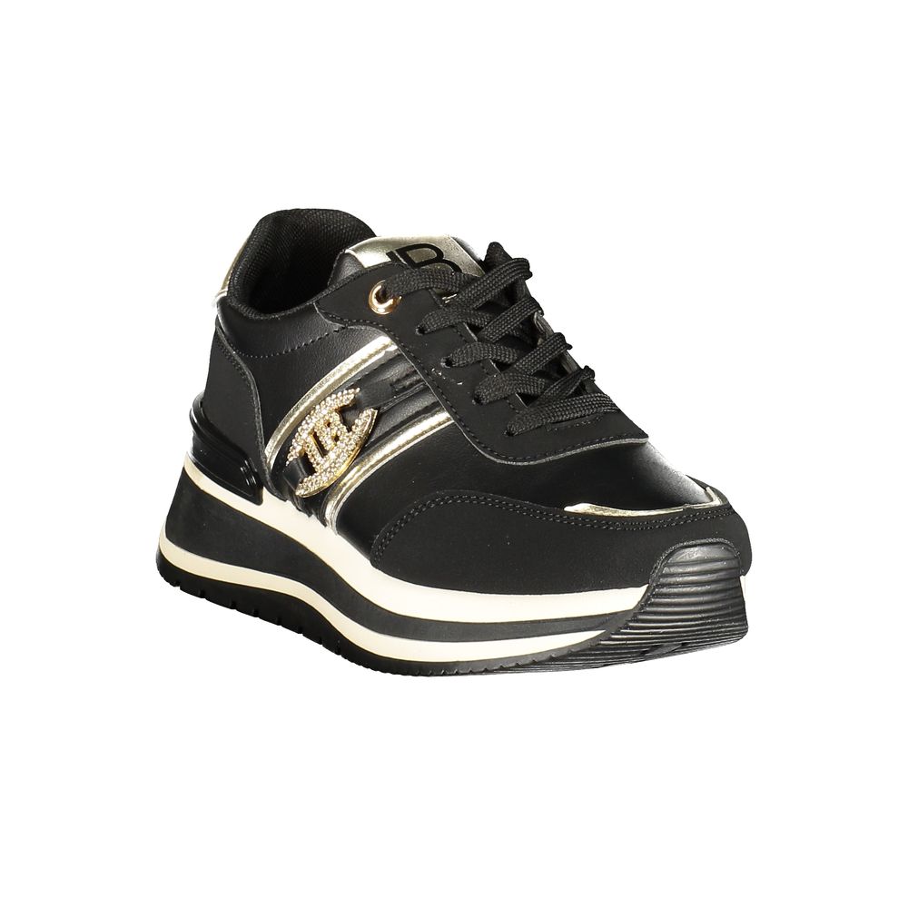 Laura Biagiotti Schwarze Sneaker aus Polyester