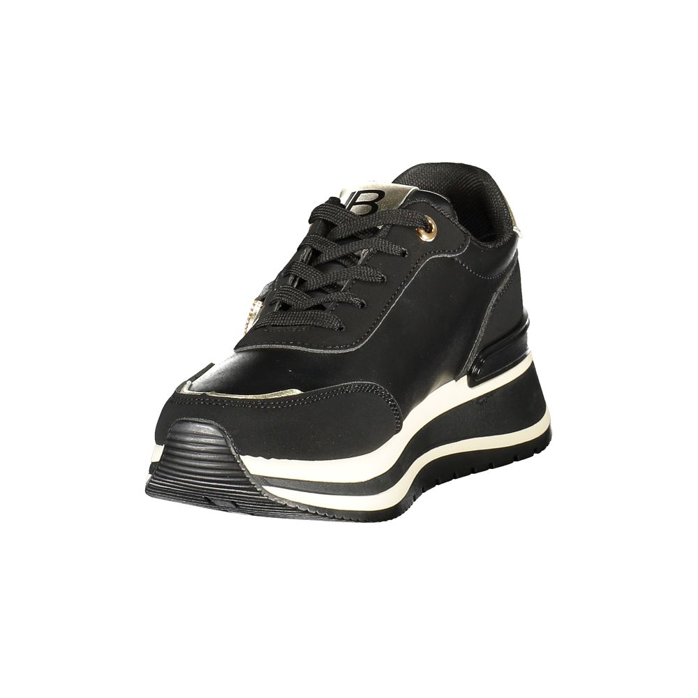 Laura Biagiotti Schwarze Sneaker aus Polyester