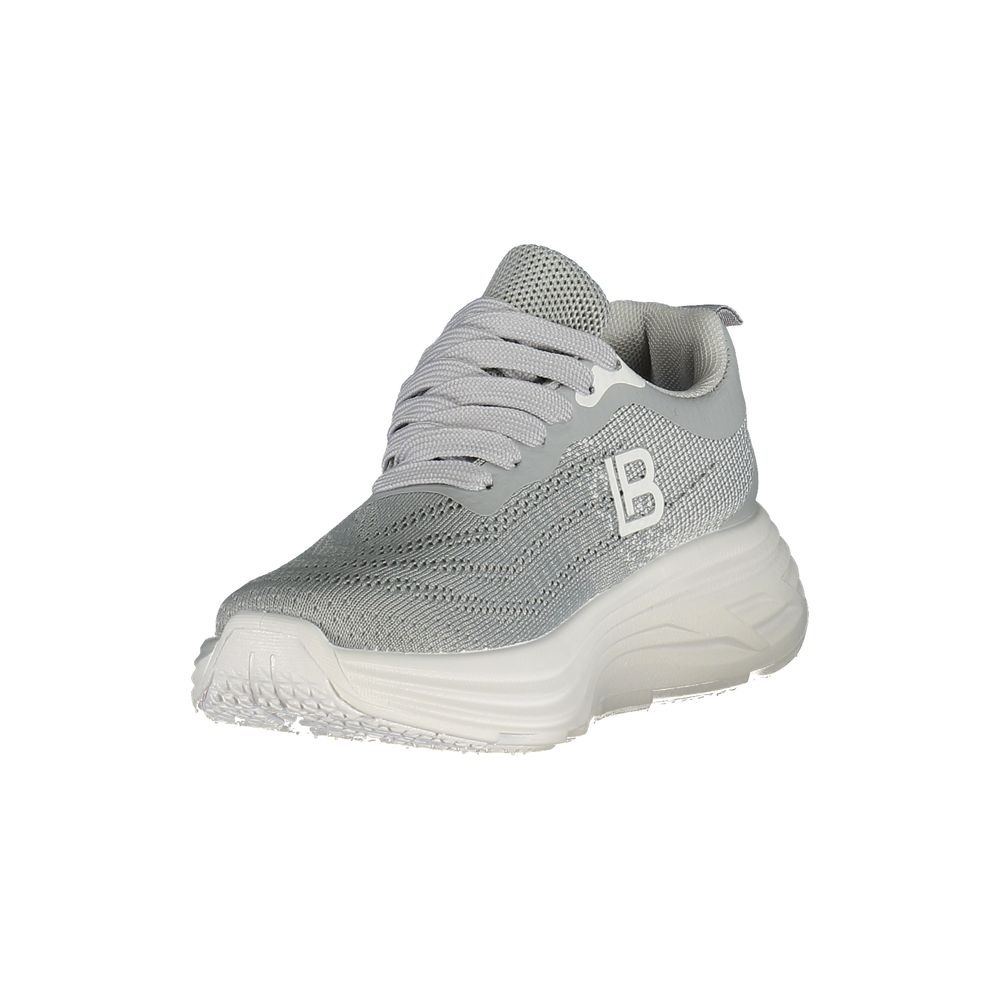 Laura Biagiotti Grauer Damen-Sneaker aus Polyester