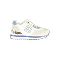 Laura Biagiotti Bianco Damen-Sneaker aus Polyurethan