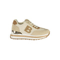 Laura Biagiotti Damen Sneaker aus Beige Polyurethan