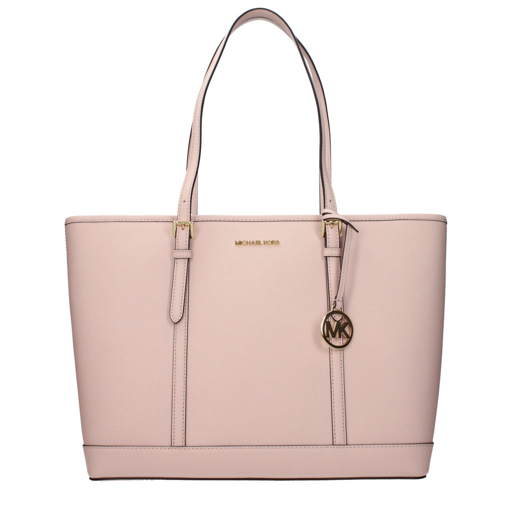Michael Kors Schultertasche aus pinkfarbenem Leder