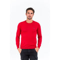 Gas Grauer Baumwollpullover