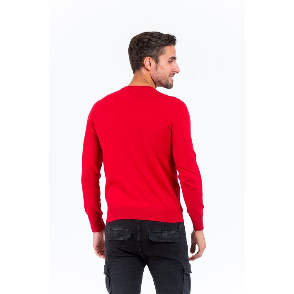 Gas Grauer Baumwollpullover