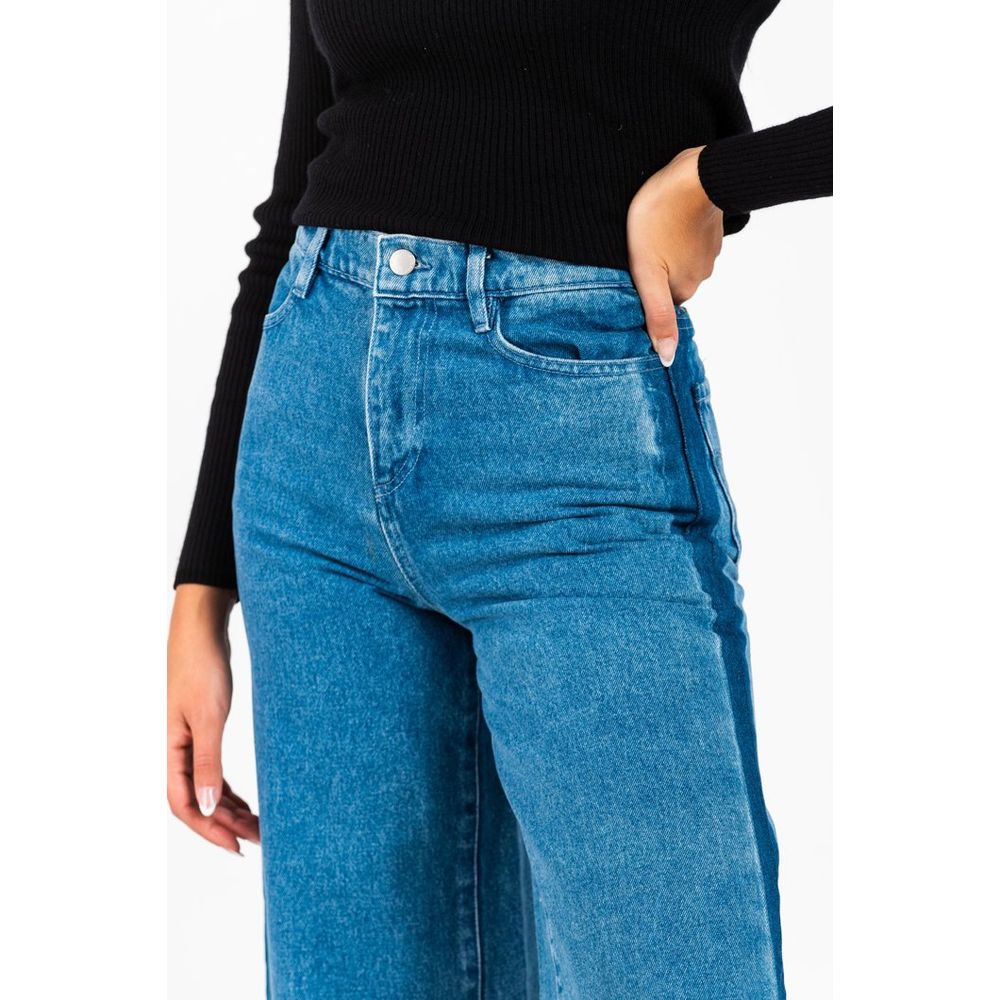 Gas Blaue Baumwolljeans Denim
