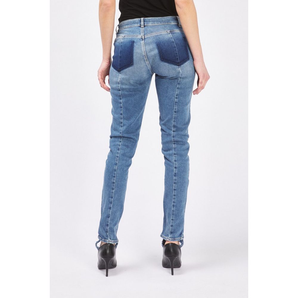 Gas Blaue Baumwoll-Jeans im Slim Fit