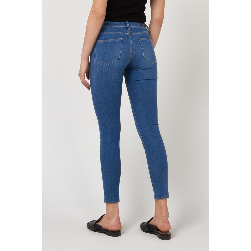 Gas Blaue Baumwoll-Skinny-Jeans
