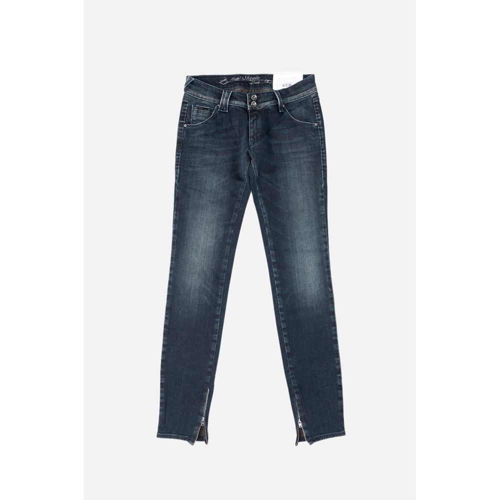 Gas Blaue Baumwolljeans Denim