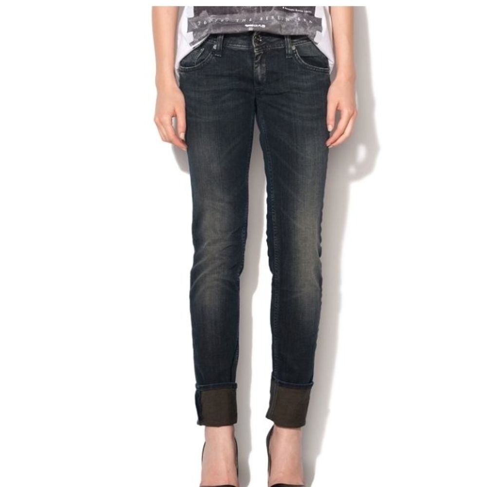 Gas Mehrfarbige Skinny Jeans aus Baumwolle