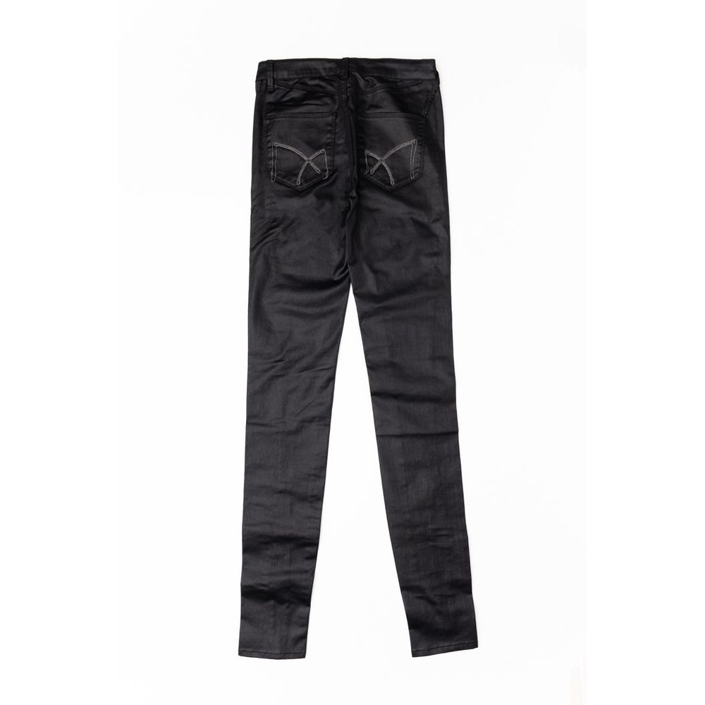 Gas Schwarze Skinny Jeans aus Baumwolle
