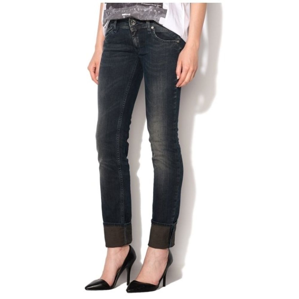Gas Mehrfarbige Skinny Jeans aus Baumwolle