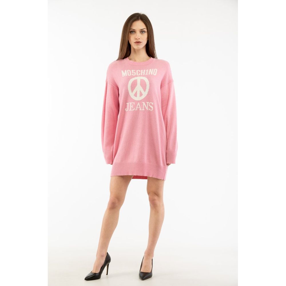 Moschino Mehrfarbiges Polyamid-Freizeitkleid