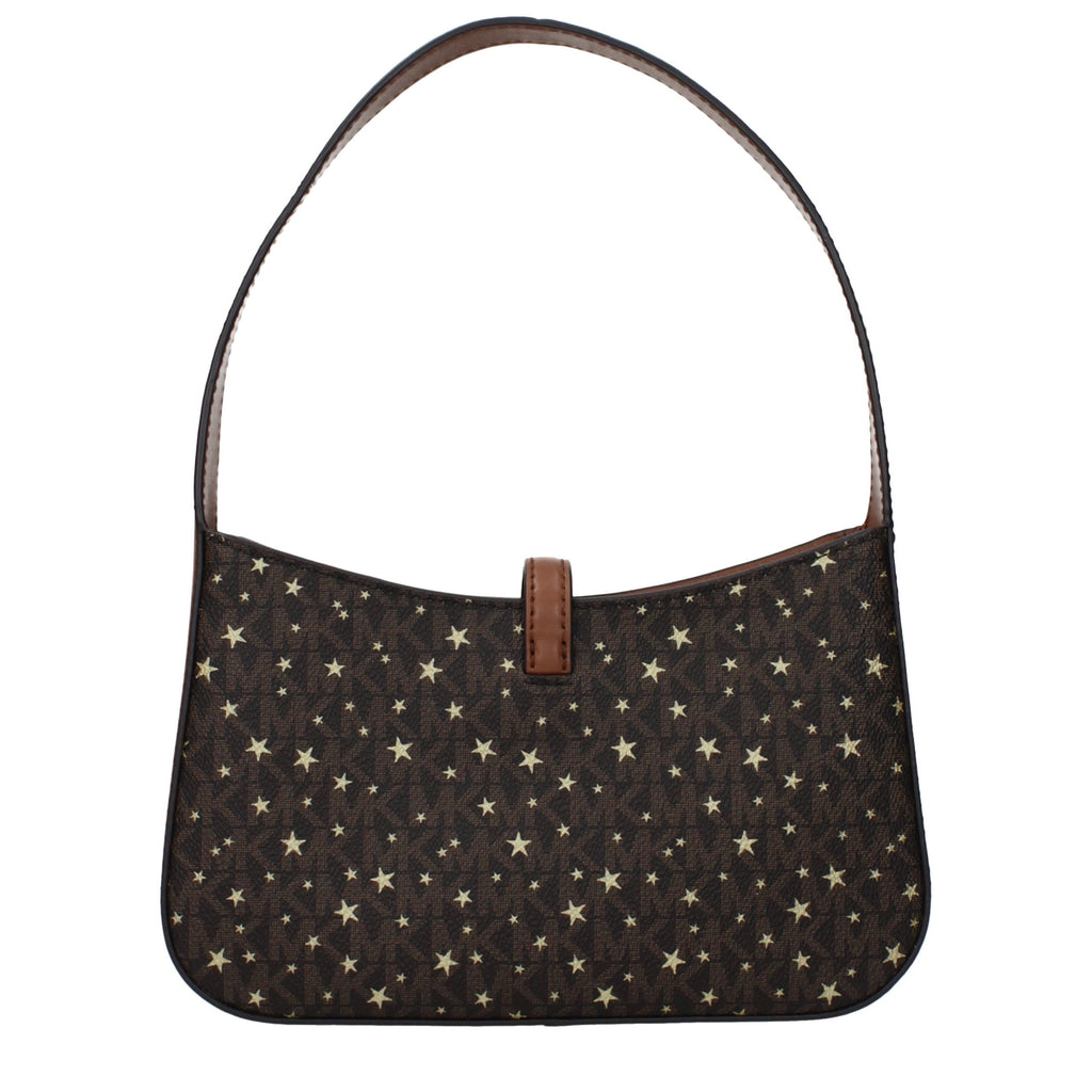 Michael Kors Braune Stoffhandtasche