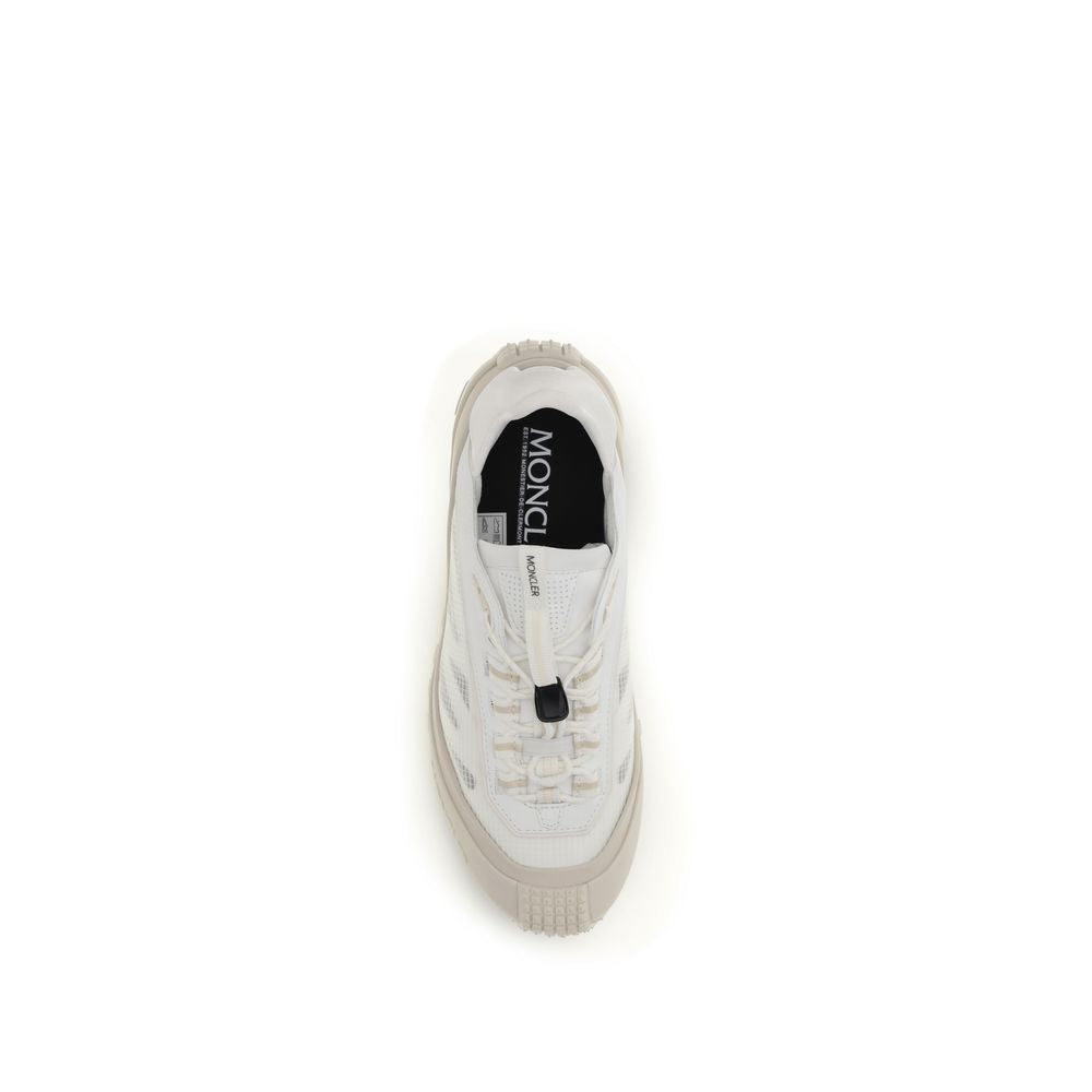 Moncler Weiße Sneaker aus Polyester im Athletic-Stil