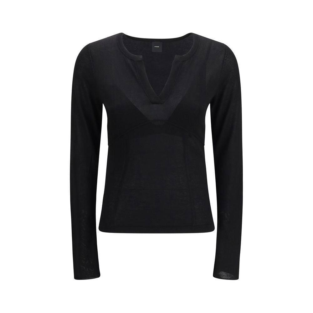 PINKO Schwarzer Sweatshirt aus Viskose