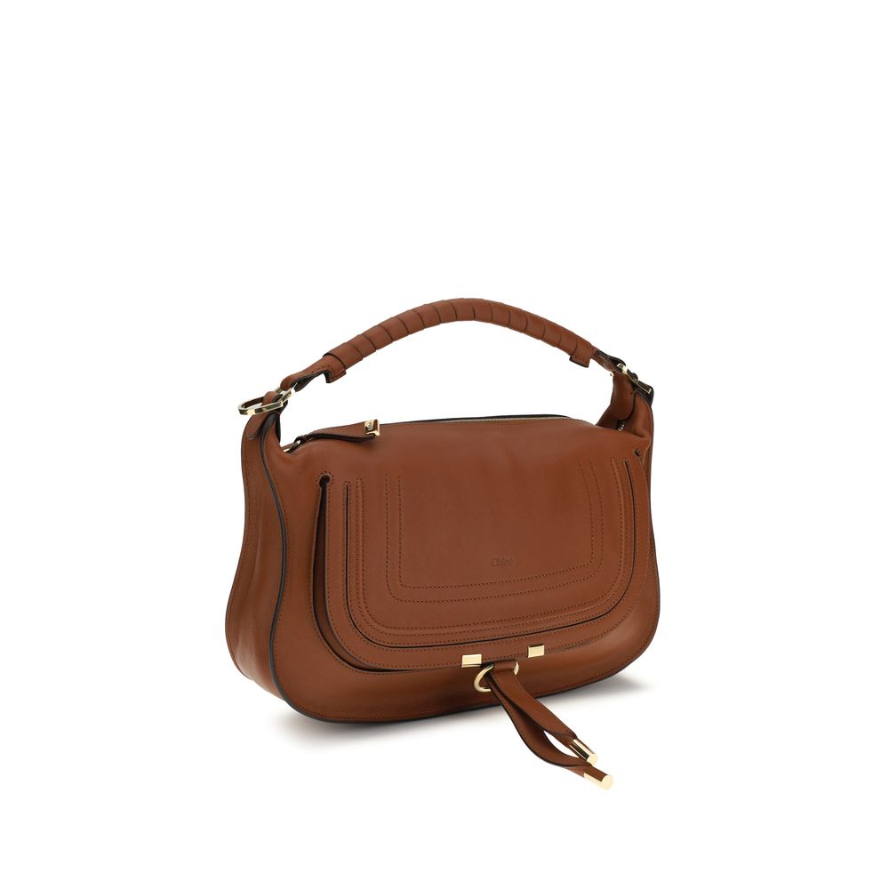 Chloé Braune Kalbsleder Bos Taurus Schultertasche