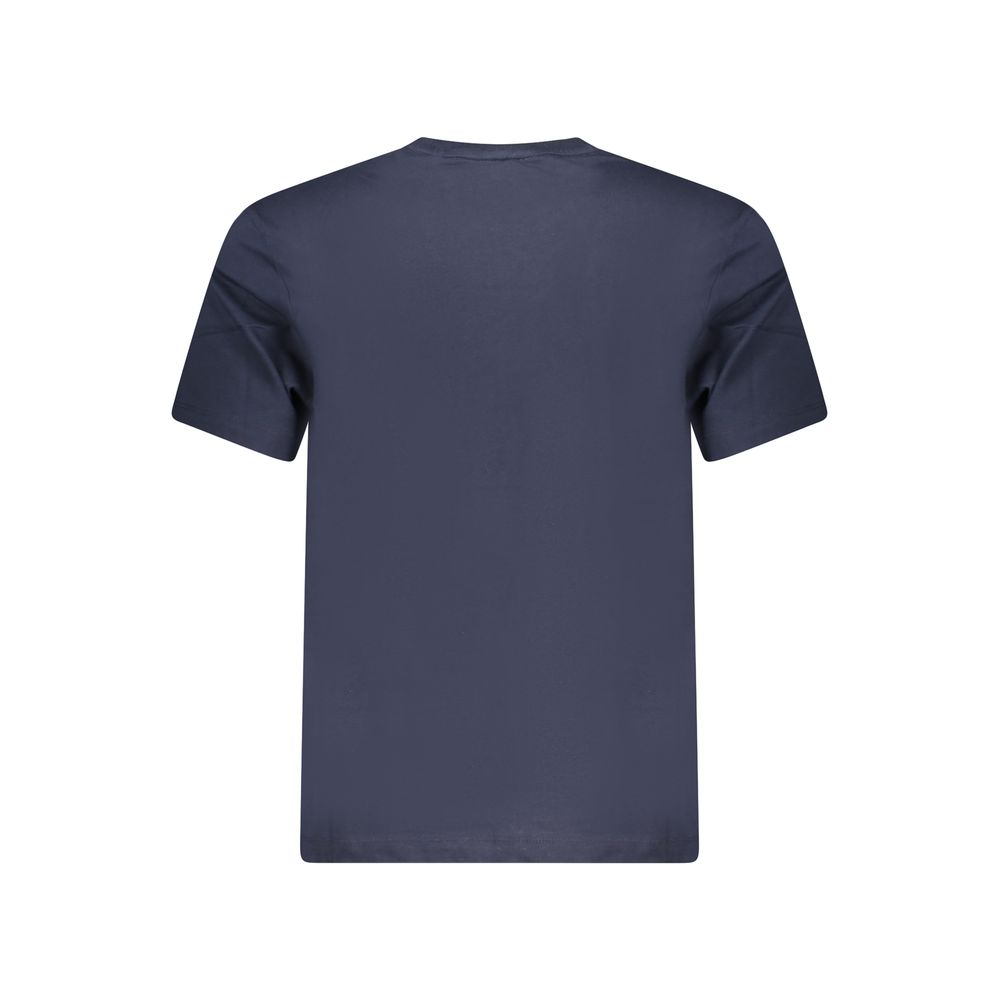 Guess Jeans Blaues Bio-Baumwoll-T-Shirt für Herren
