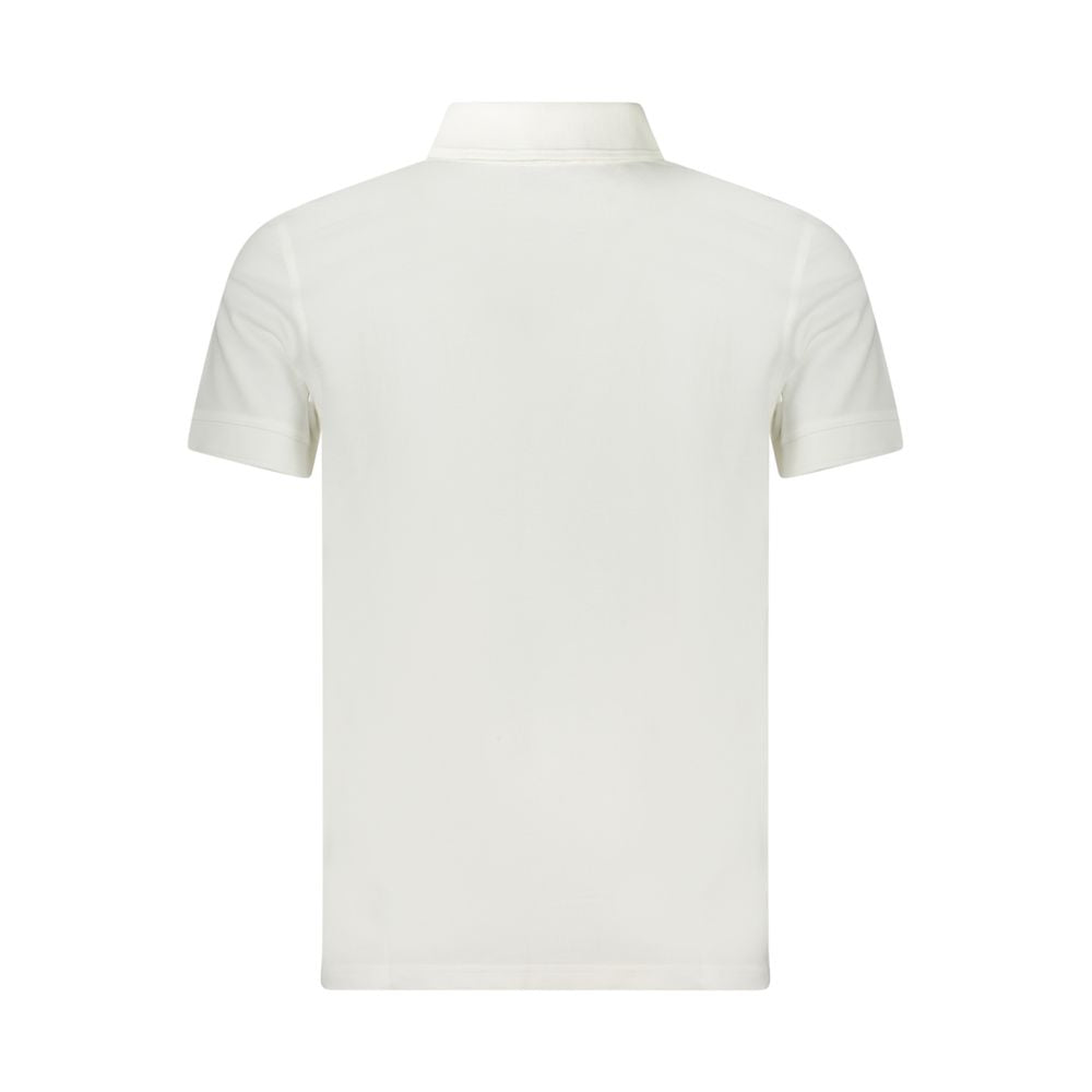 Hugo Boss Bianco Baumwoll-Herrenpoloshirt