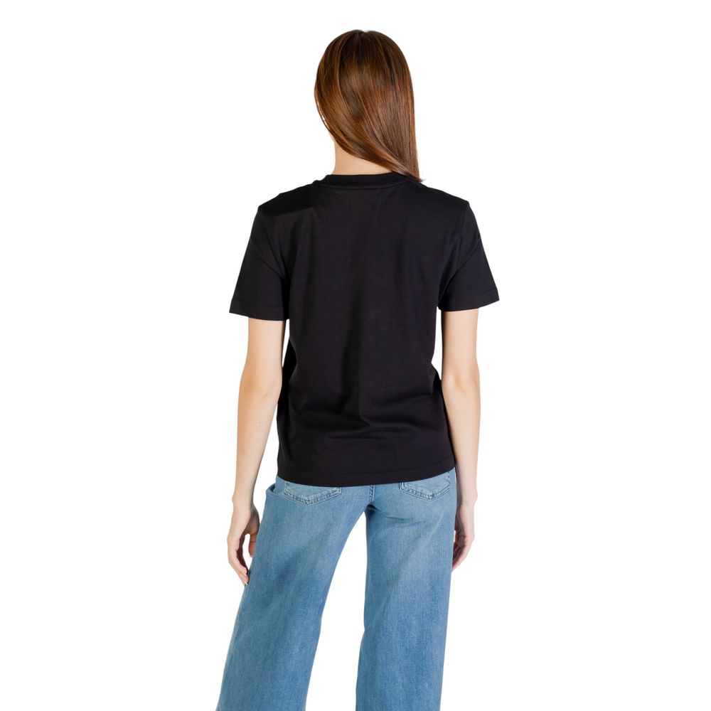 Calvin Klein Jeans Schwarzes Baumwoll-T-Shirt