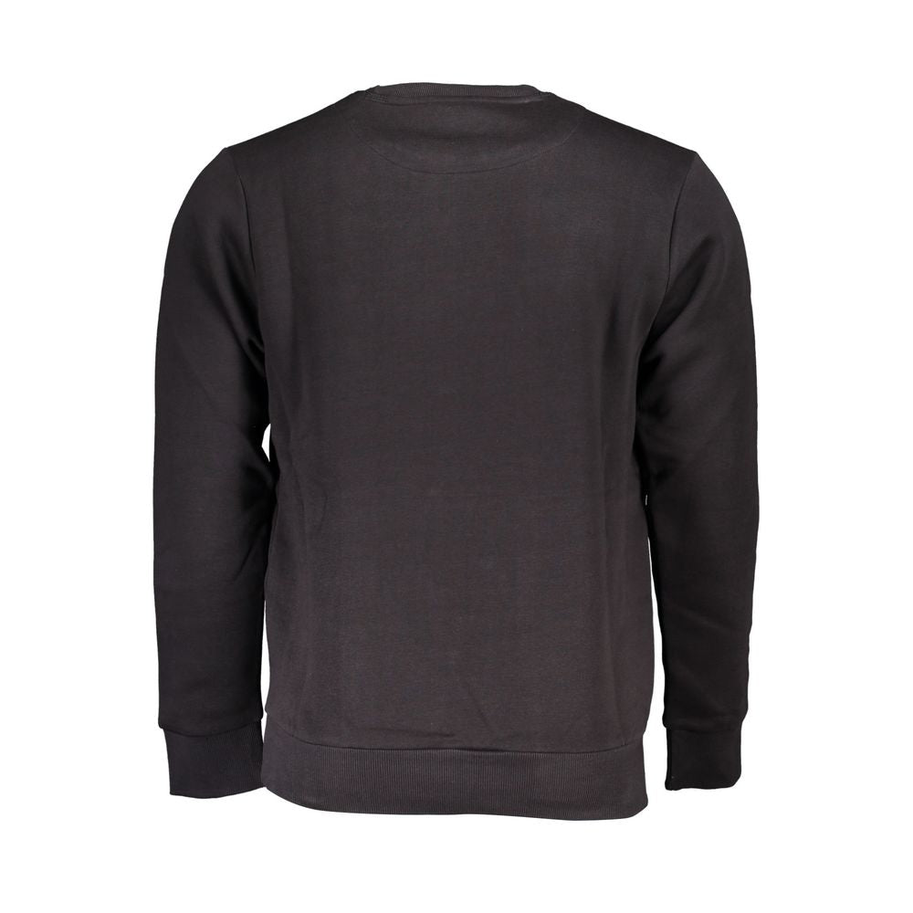U.S. Grand Polo Schwarzer Baumwoll-Sweatshirt
