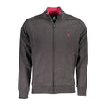 U.S. Grand Polo Grigio Baumwoll-Sweatshirt für Herren