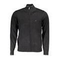 U.S. Grand Polo Schwarzer Herren Cardigan aus Viskose