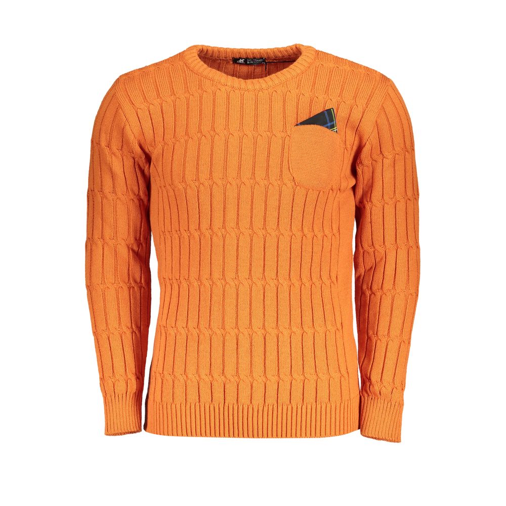 U.S. Grand Polo Orange Fabric Sweatshirt
