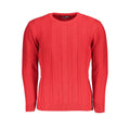 U.S. Grand Polo Roter Herrenpullover aus Acryl
