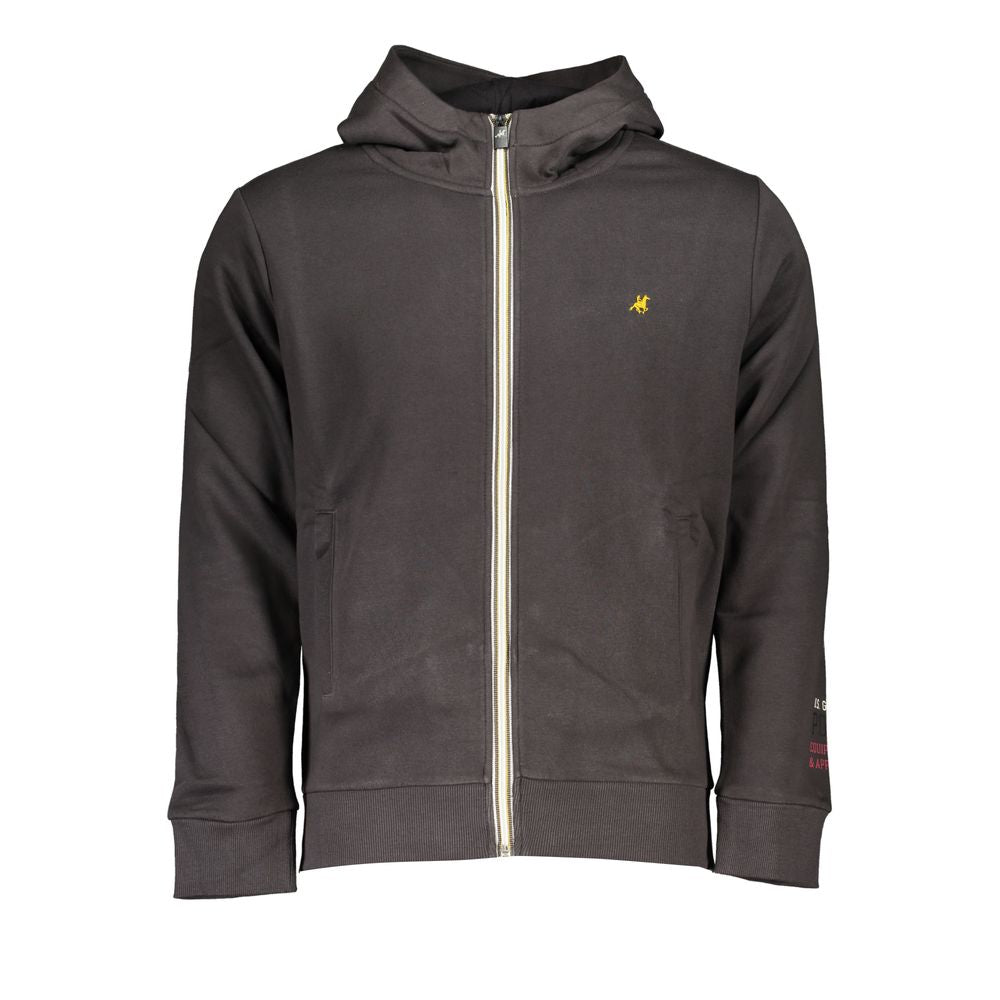 U.S. Grand Polo Grigio Baumwoll-Sweatshirt für Herren