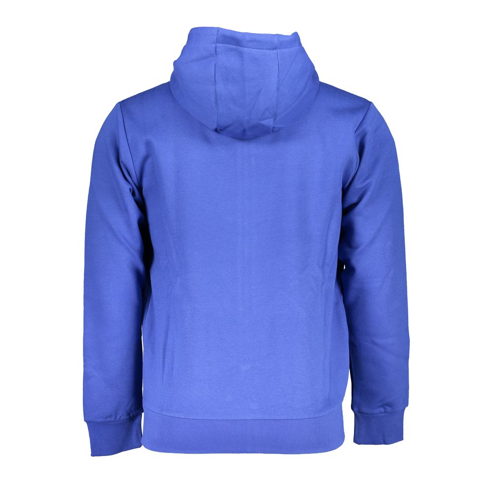 U.S. Grand Polo Blauer Baumwoll-Kapuzenpullover für Herren