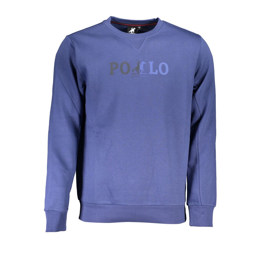 U.S. Grand Polo Blaues Baumwoll-Sweatshirt für Herren