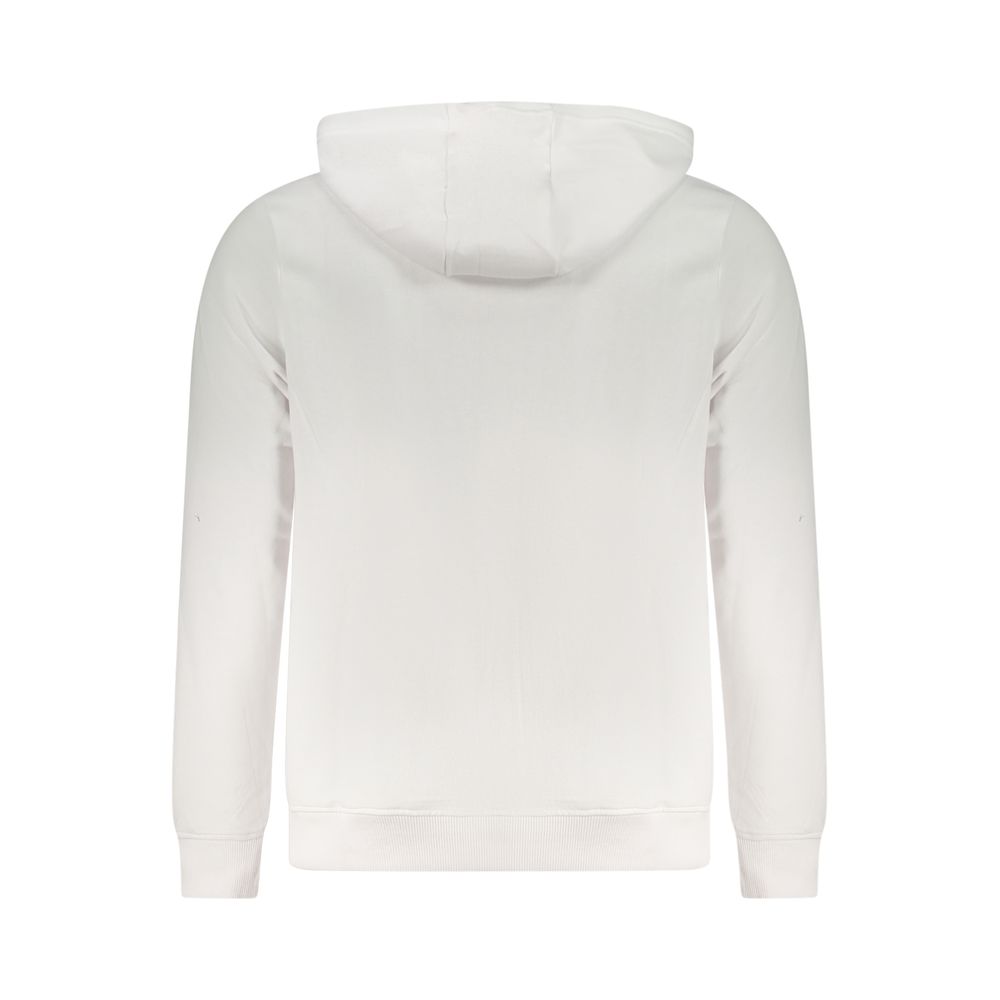 U.S. Grand Polo Weißer Herren-Kapuzenpullover aus Baumwolle