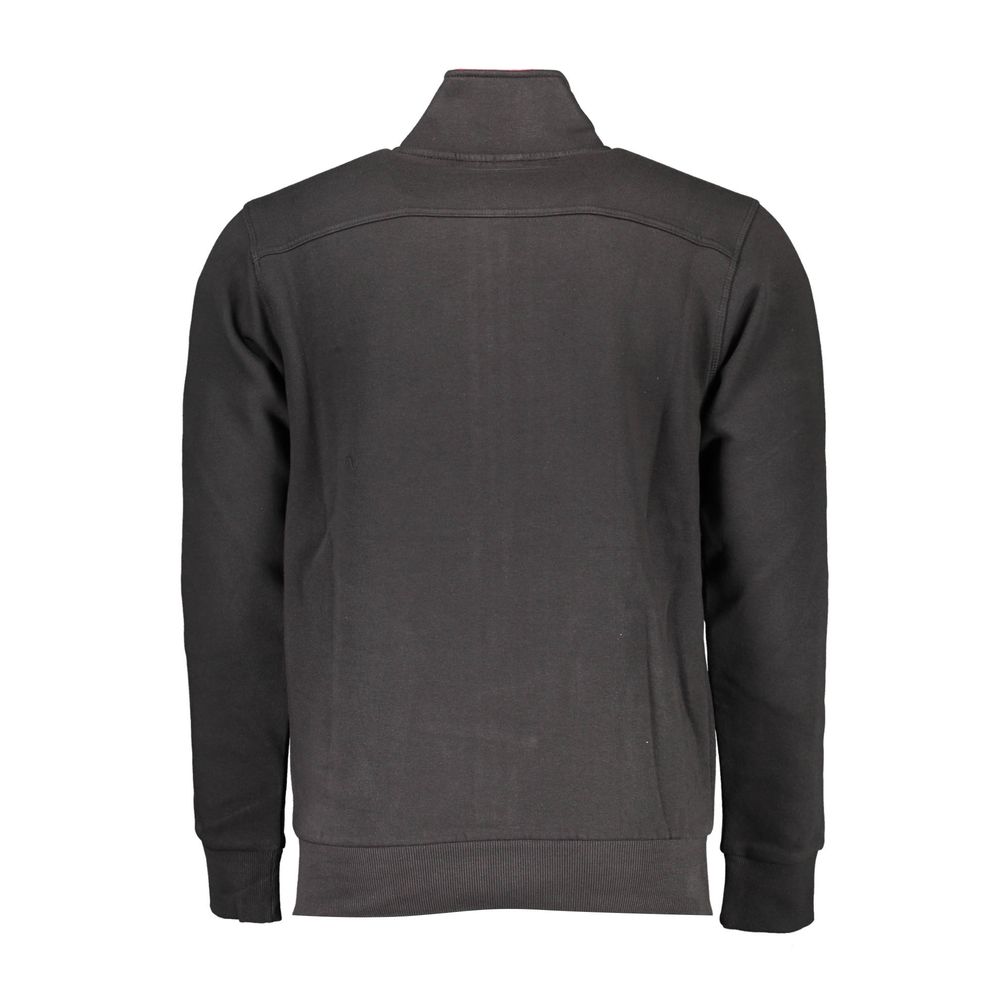 U.S. Grand Polo Schwarzer Baumwoll-Herren-Sweatshirt
