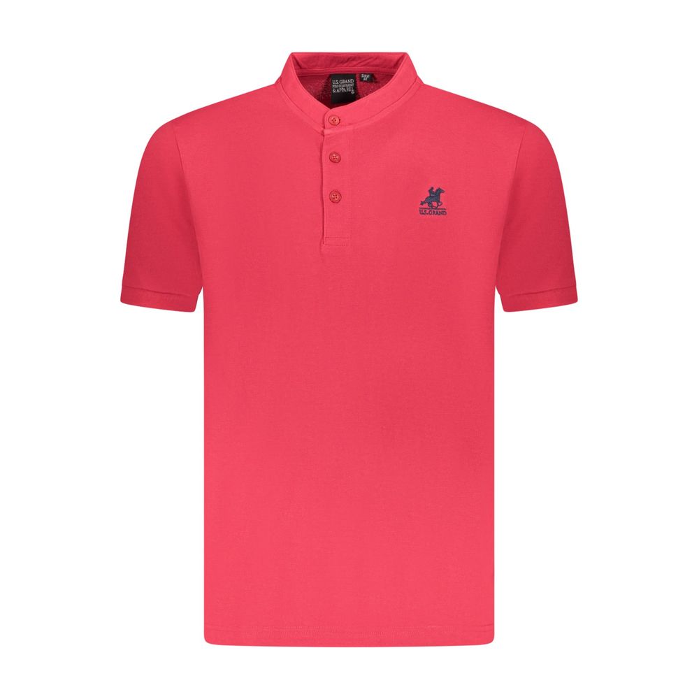 U.S. Grand Polo Rotes Herren-Poloshirt aus Baumwolle