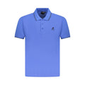 U.S. Grand Polo Blaues Herren-Poloshirt aus Baumwolle