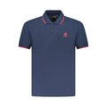U.S. Grand Polo Blaues Herren-Poloshirt aus Baumwolle