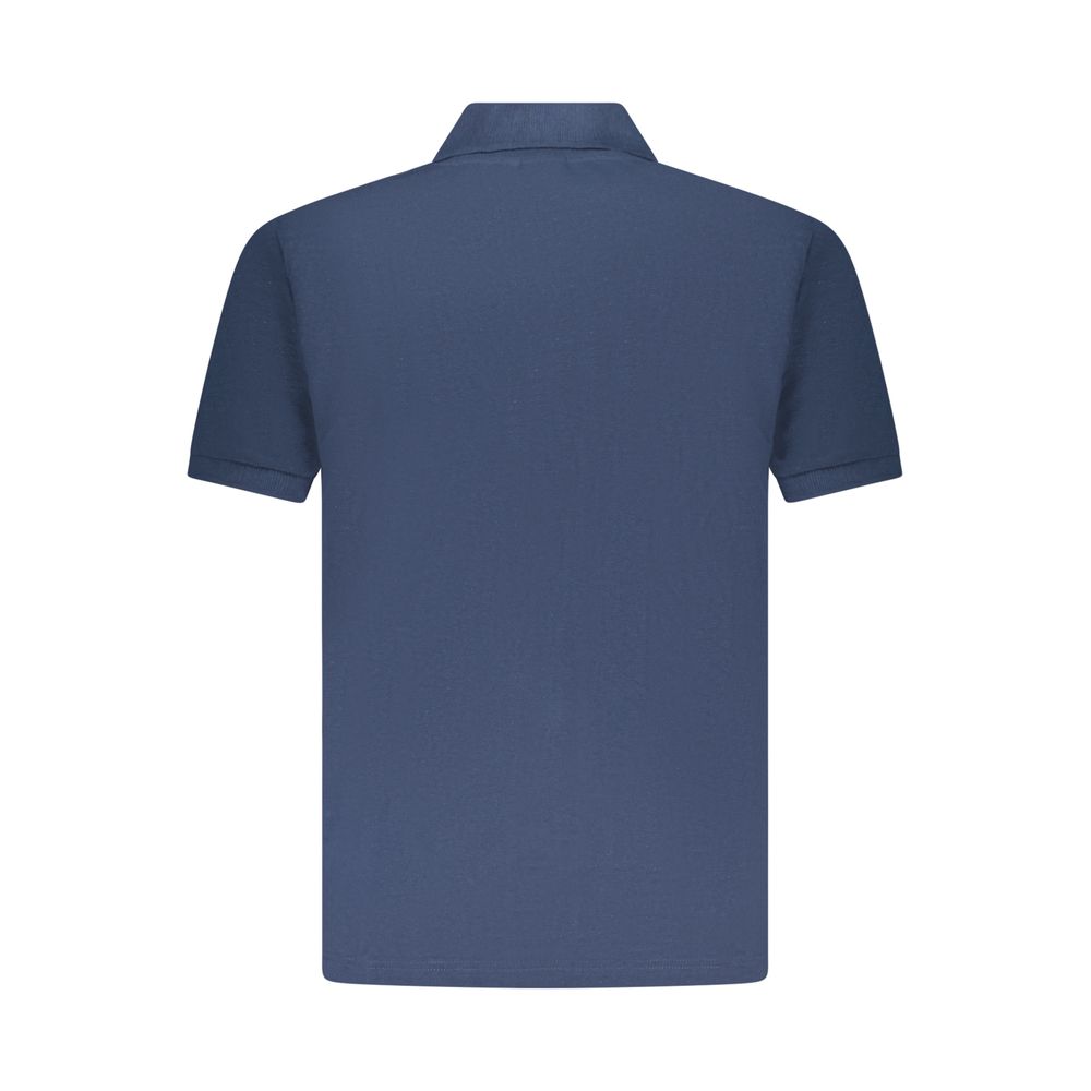 U.S. Grand Polo Blaues Baumwoll-Poloshirt für Herren