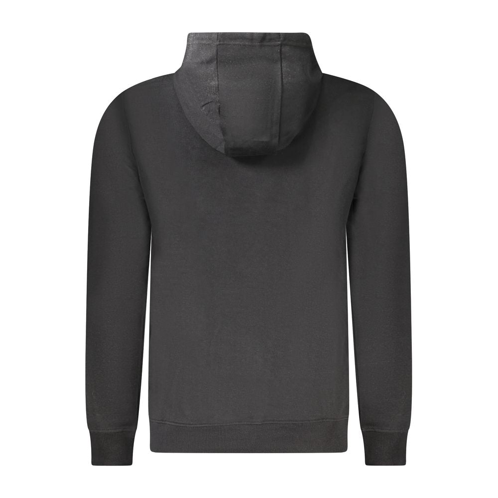U.S. Grand Polo Schwarzer Baumwoll-Sweatshirt