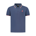 U.S. Grand Polo Blaues Baumwoll-Poloshirt für Herren
