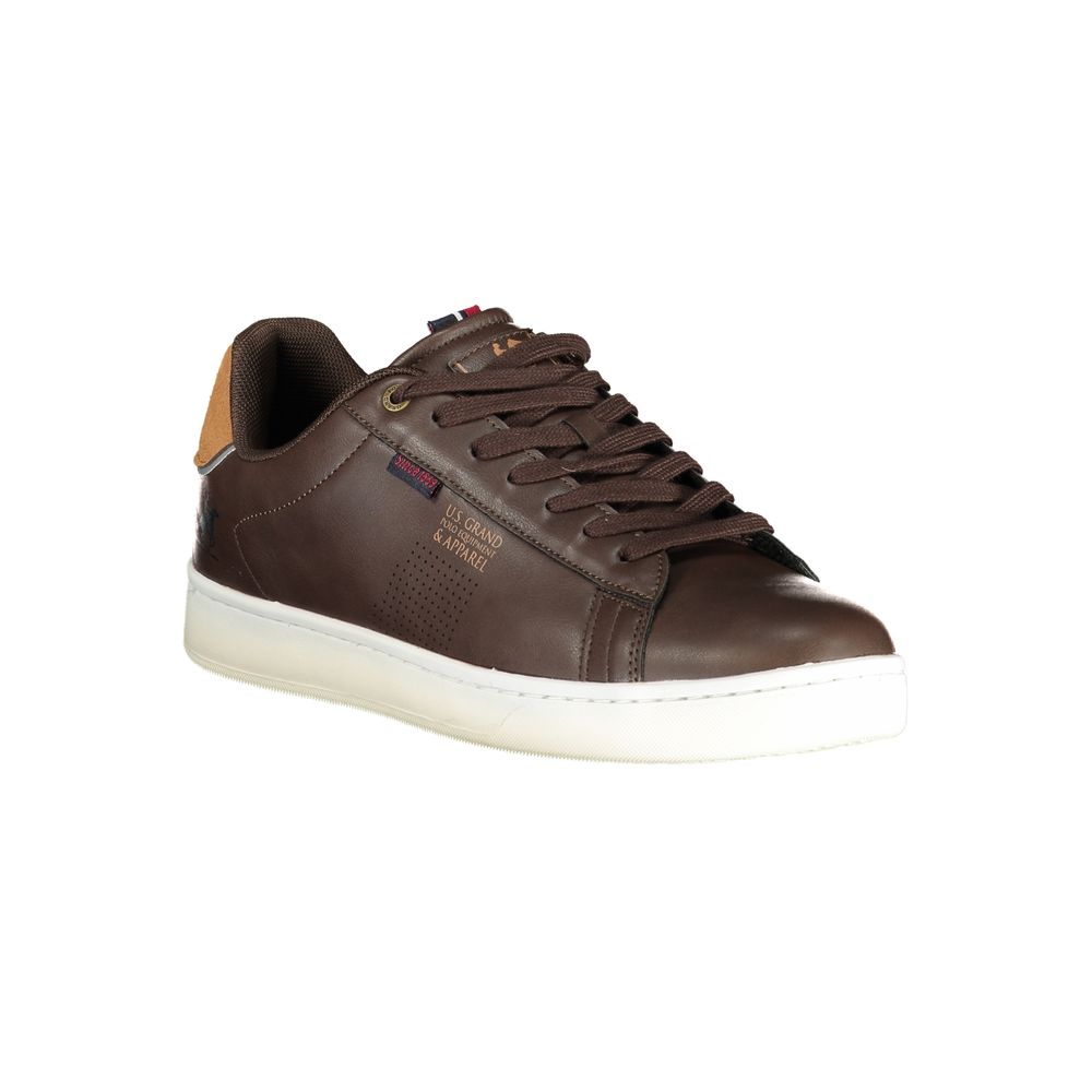 U.S. Grand Polo Marrone Poliuretano Herren-Sneaker