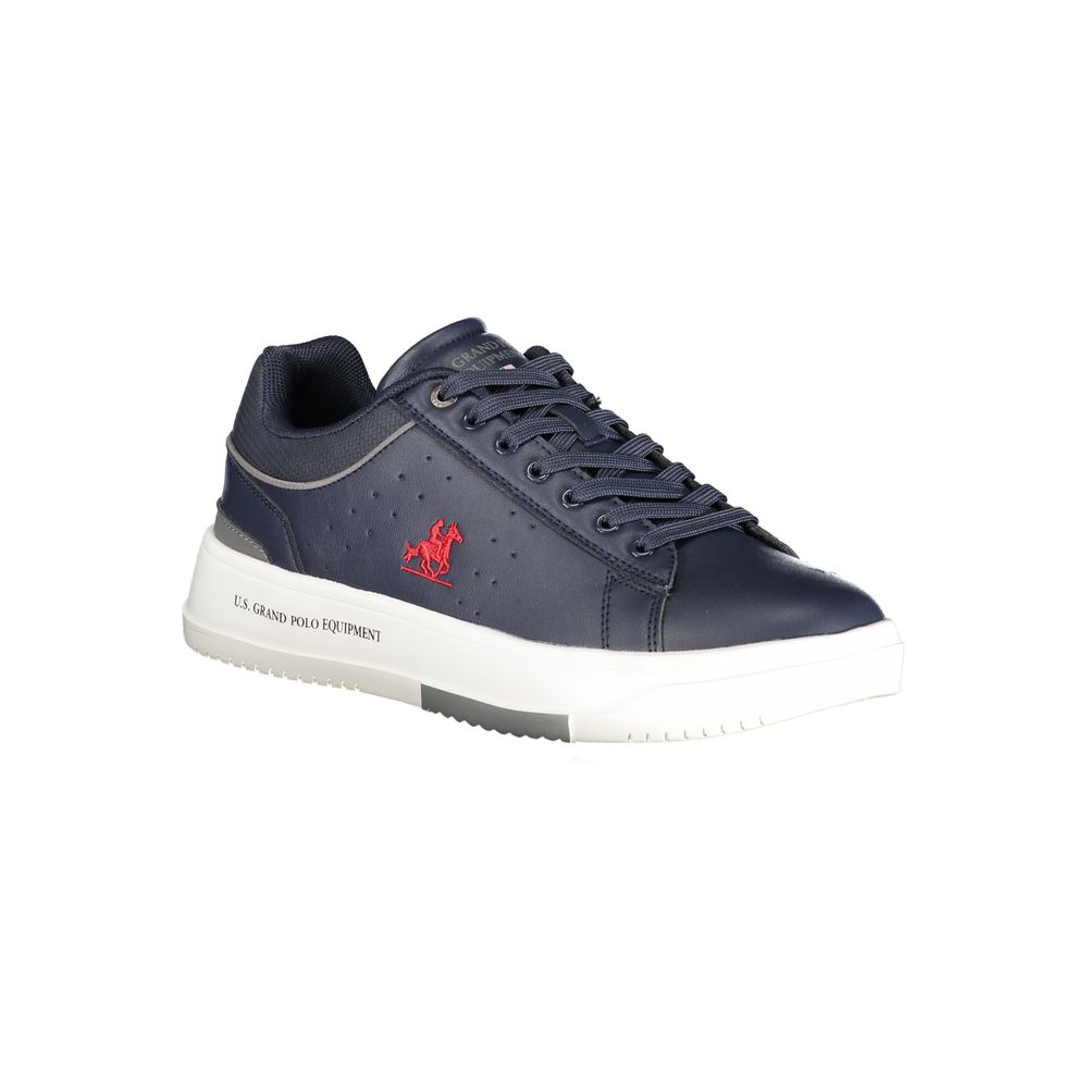 U.S. Grand Polo Blauer Herren-Sneaker aus Polyurethan