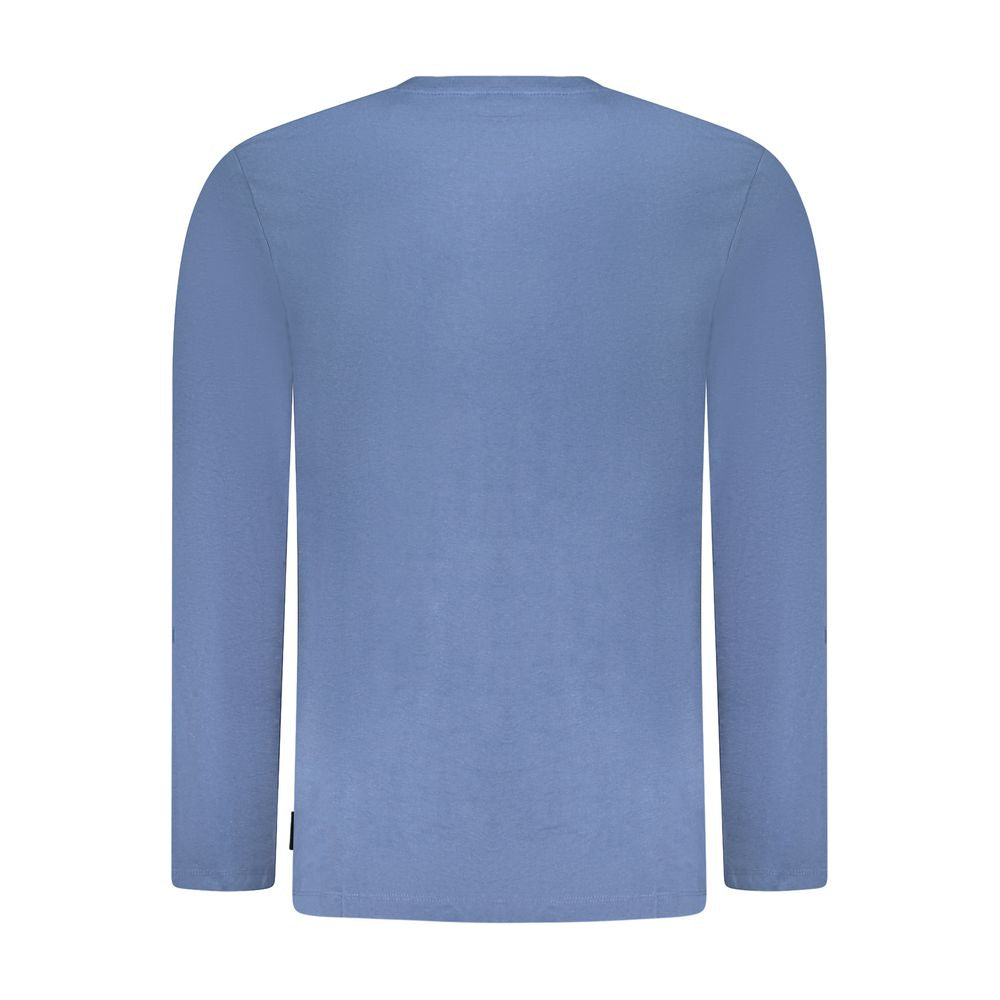 U.S. Grand Polo Blaues Baumwoll-T-Shirt für Herren