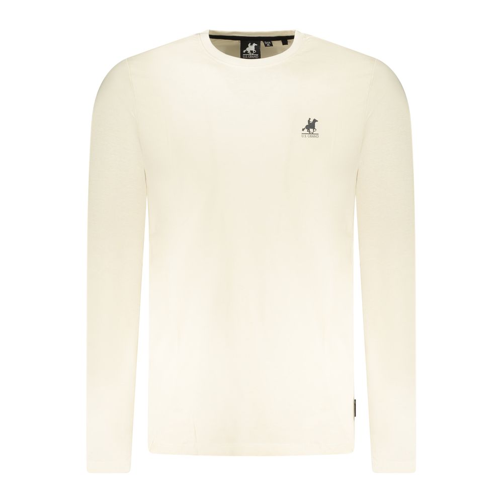 U.S. Grand Polo Beige Baumwoll-T-Shirt für Herren